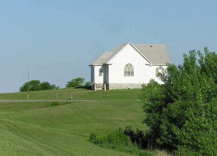 Hopewell Church, Waconda Lake, Glen Elder State Park, Glen Elder, Kansas